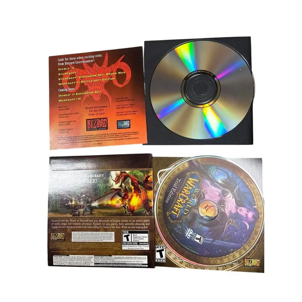 Blizzard Diablo Battle Chest PC install disc Box w/ Manual + Strategy Guide